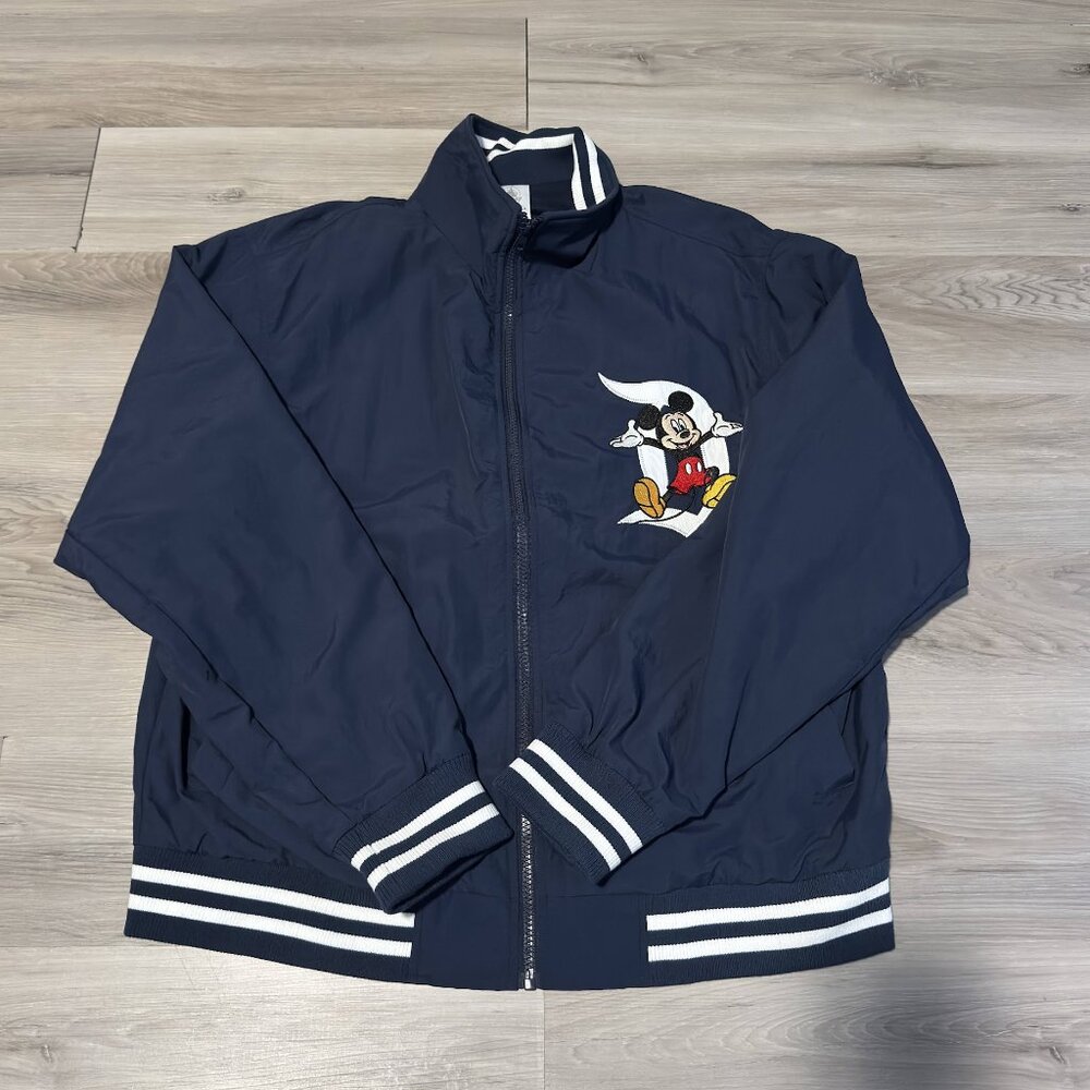 NWT Disneyland Park Resort Large Unisex Bomber Jacket Blue